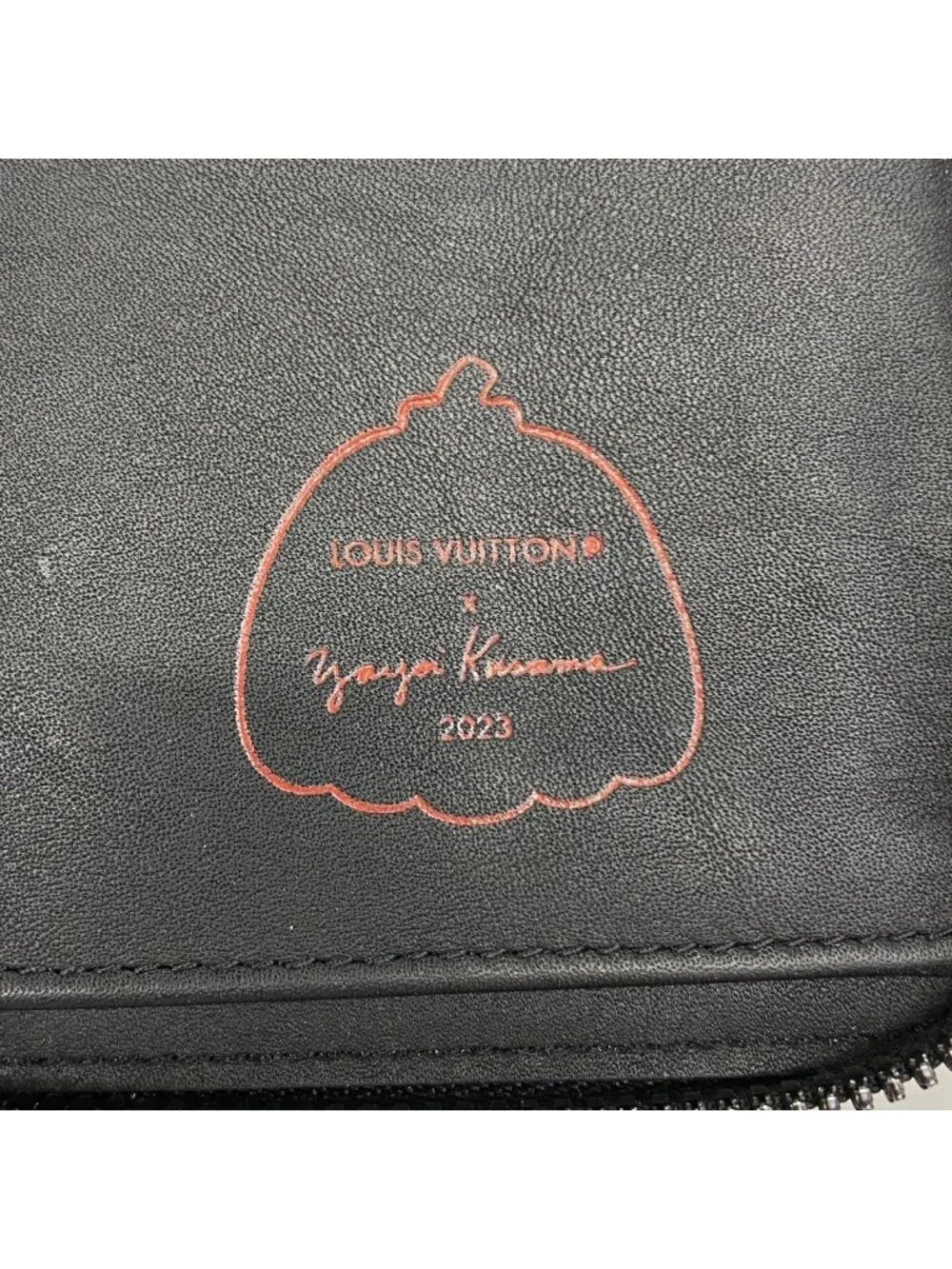 Louis Vuitton Wallet Monogram Empreinte Zippy Vertical LV YK Yayoi Kusama Noir